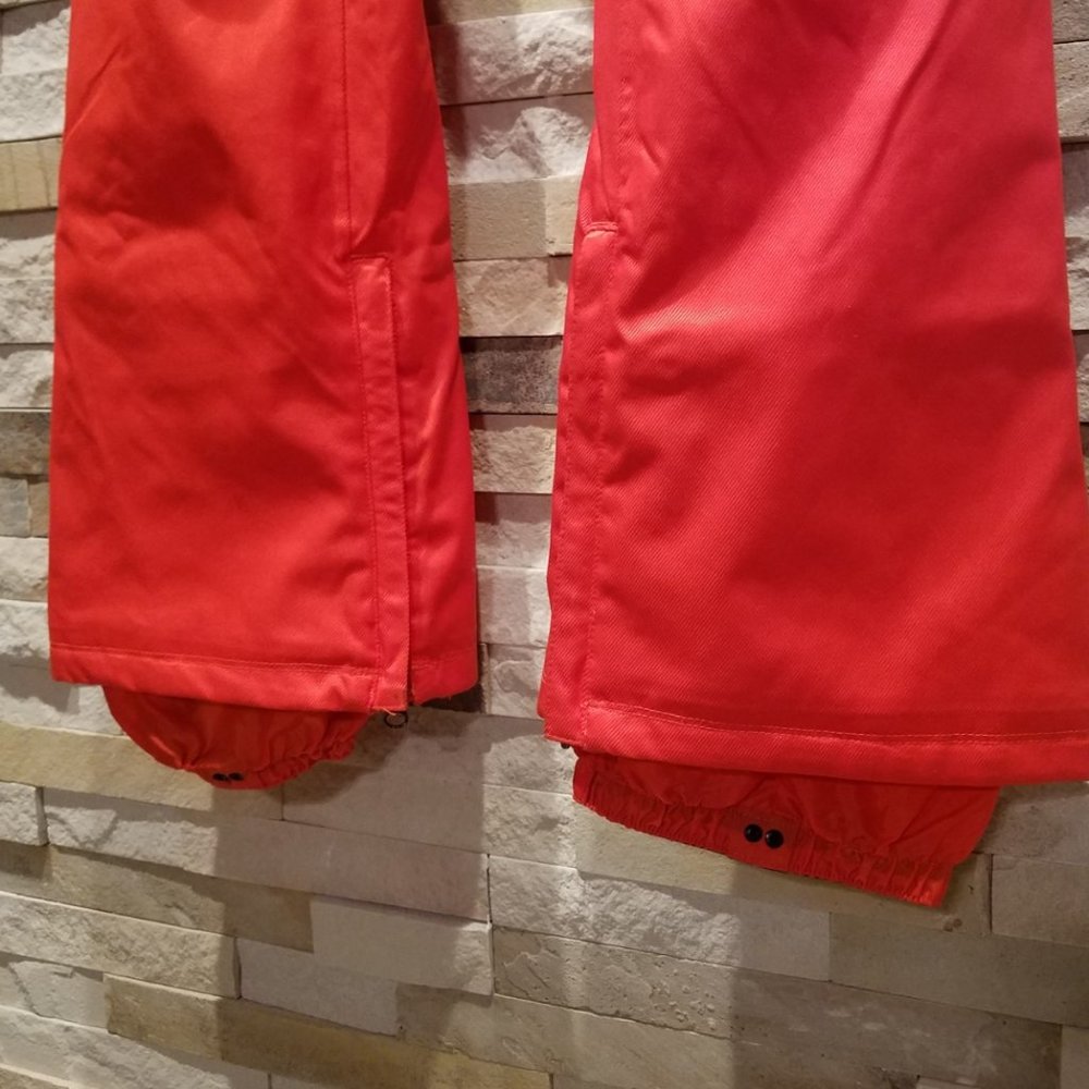 Burton Womens XS Orange Snow Ski Snowboard Winter Pants Waterproof DryRide Suit - Picture 3 of 7